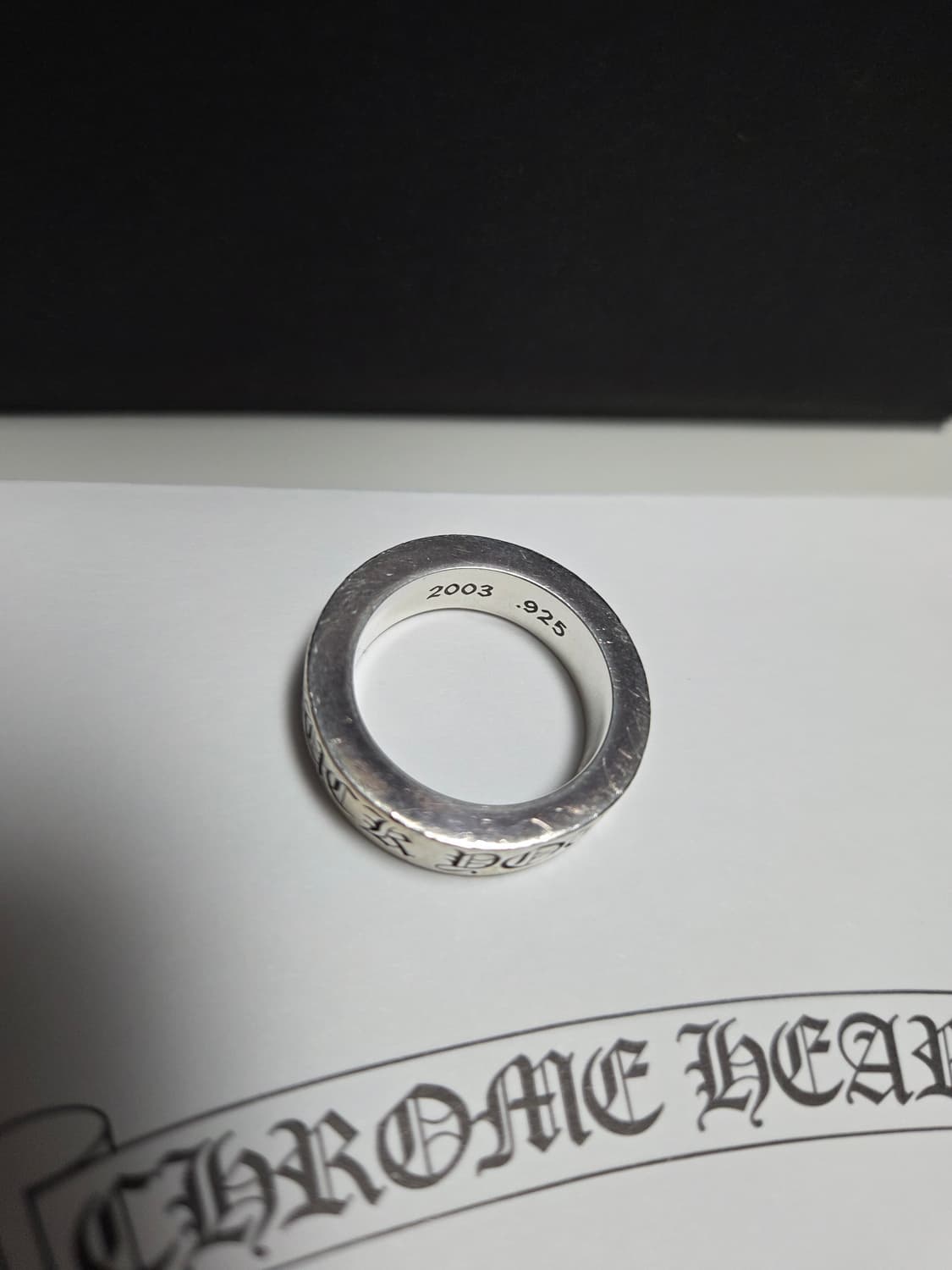 크롬하츠 퍽유링 US65사이즈(국내 13사이즈) 중고 상품이미지4