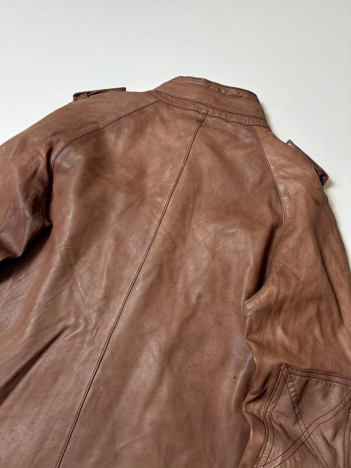 Selectede 00's 해체주의 양가죽 자켓 PN8676 상품이미지8