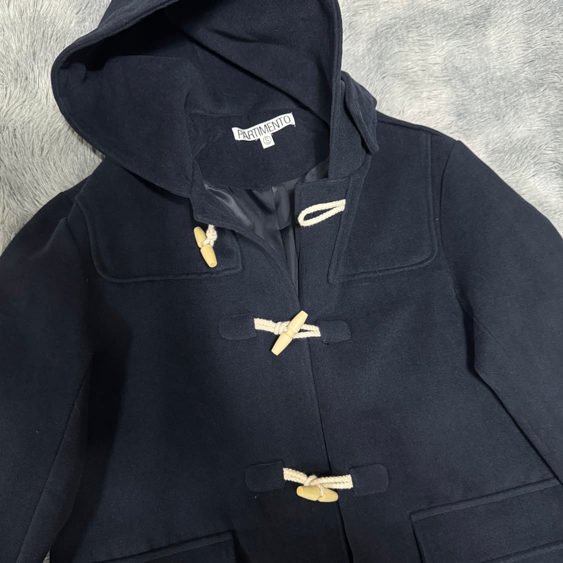 파르티멘토 더플 롱코트 떡볶이코트 S사이즈 상품이미지5