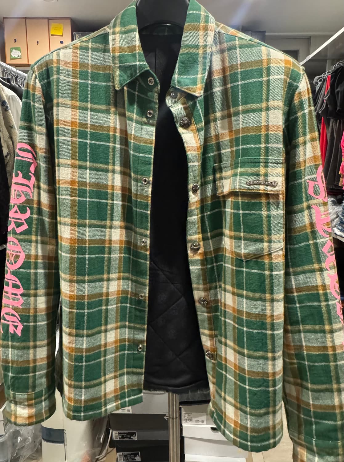 m 크롬하츠 플란넬 셔츠 자켓 상품이미지1