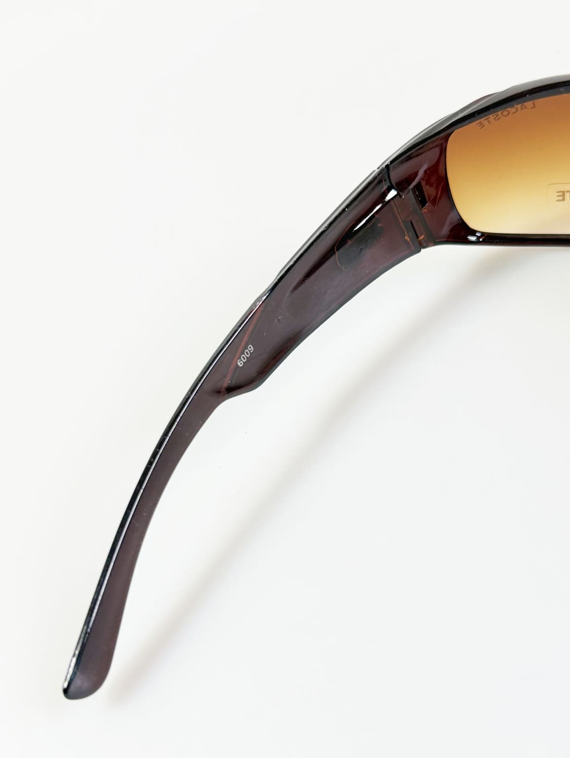 90s LACOSTE 스퀘어 랩어라운드 빈티지 틴트 선글라스 상품이미지7