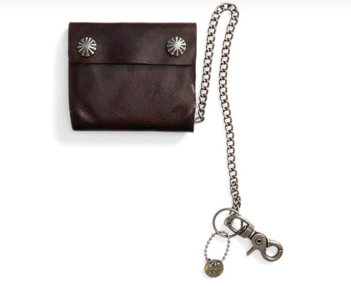 rrl 더블알엘 콘초 레더 체인 월렛 지갑 상품이미지6