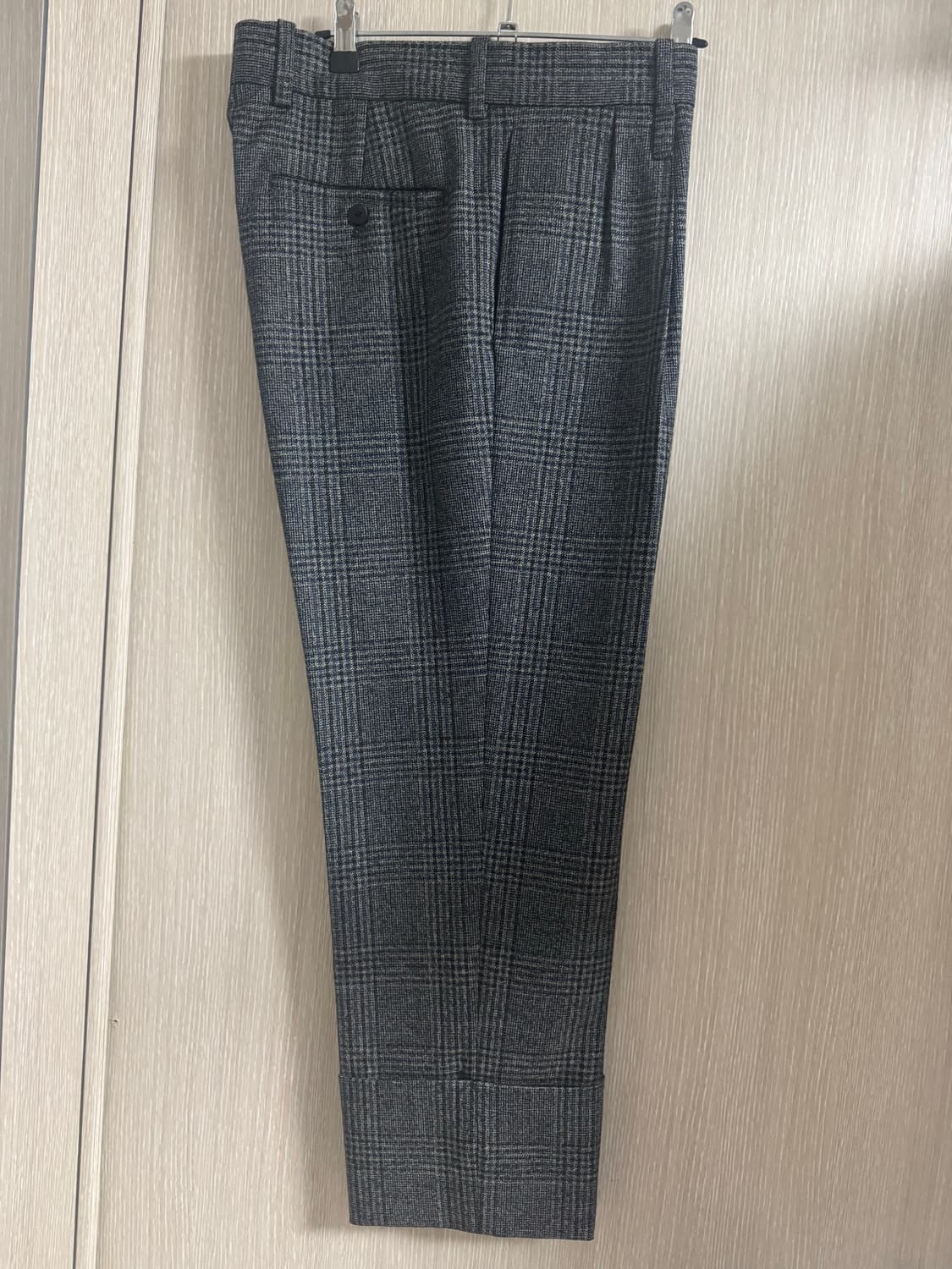 [새상품] 우영미 그레이 턴업 슬렉스 50 상품이미지5