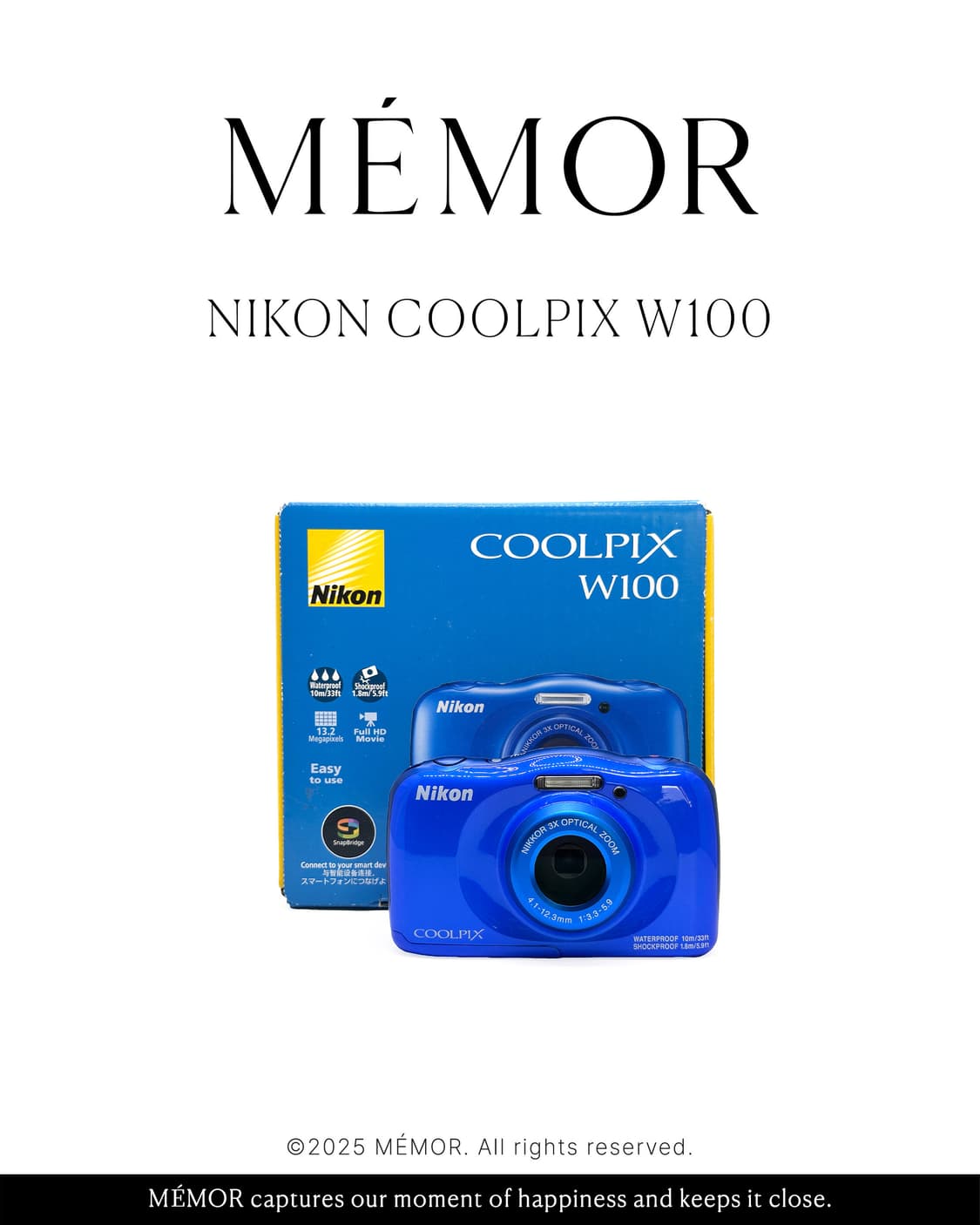유튜버픽/박스셋민트급✨Nikon Coolpix W100 방수 빈티지디카 상품이미지6
