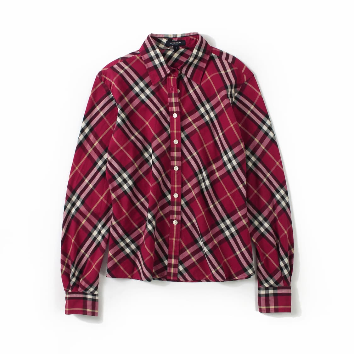 버버리 Burberry 런던 빈티지 레드 체크 셔츠 상품이미지1