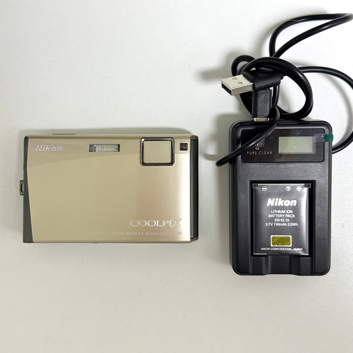 [작례⭕️뽀용디카]니콘 쿨픽스 S60 충전기 배터리 포함 무배 상품이미지1