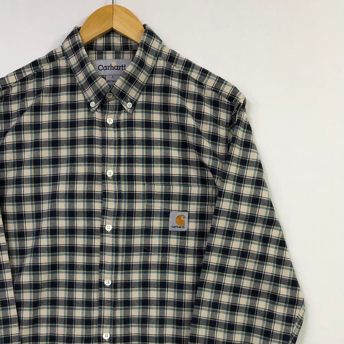 L 칼하트 체크 남방 상품이미지1