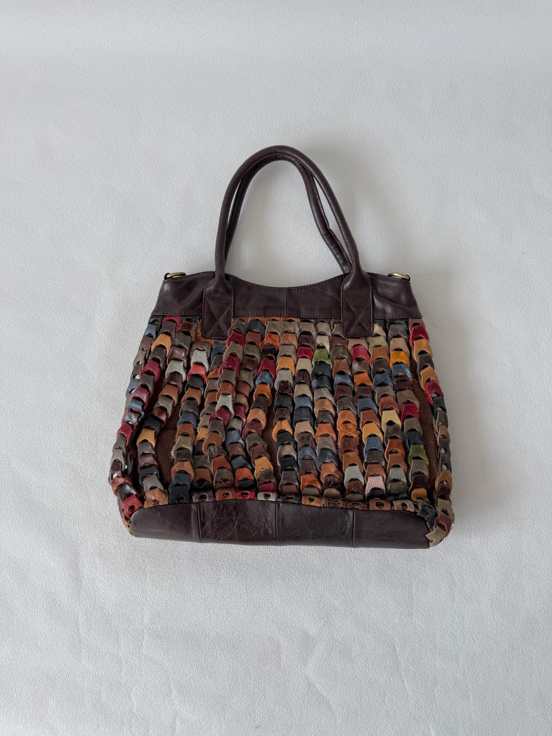 Pre owned 레더 토트백 상품이미지1