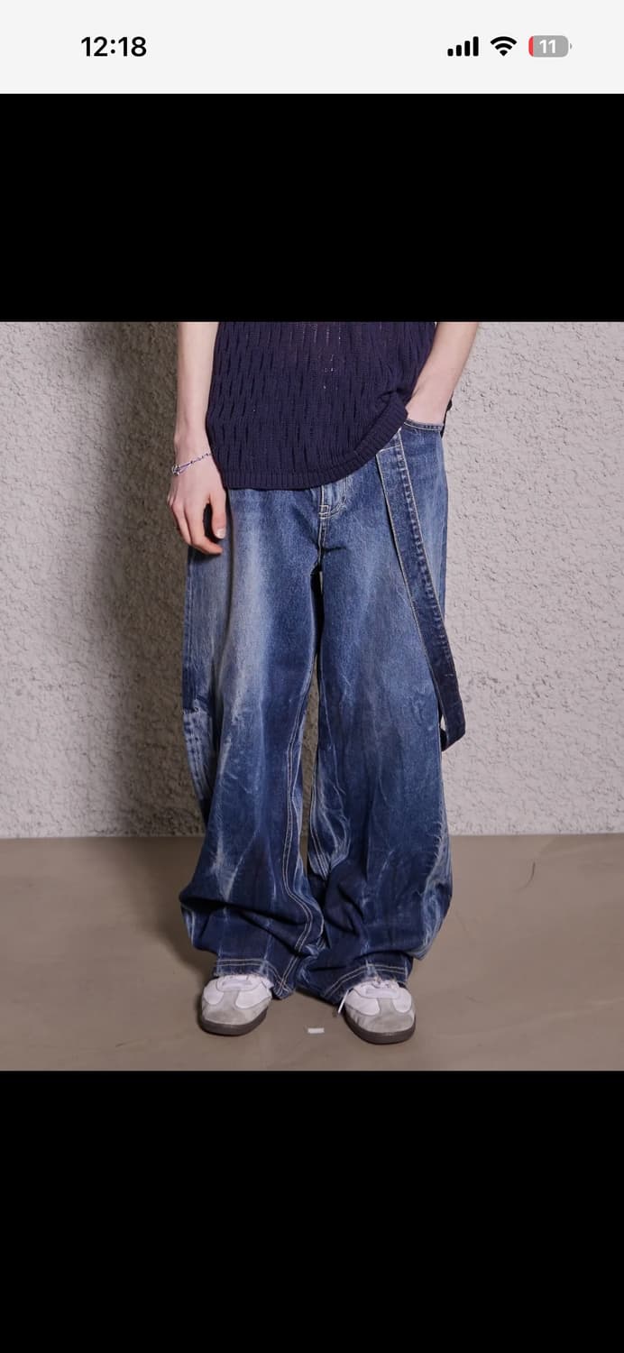 마틴플랜 플레어 데님 팬츠 청바지 48(M) 사이즈 상품이미지1