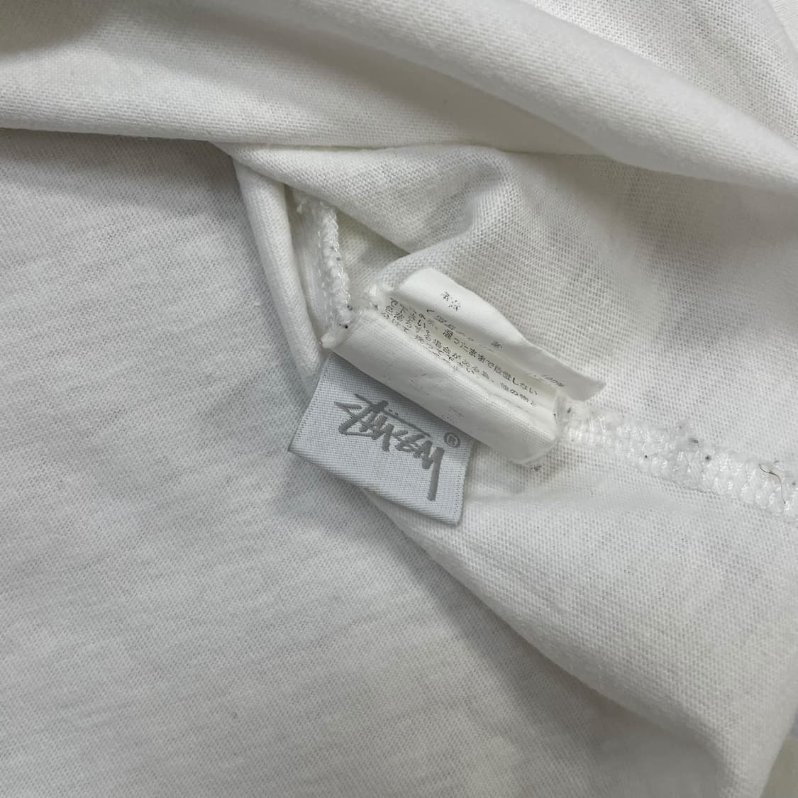 스투시 Stussy 베이직 로고 반팔 티셔츠 화이트 상품이미지6