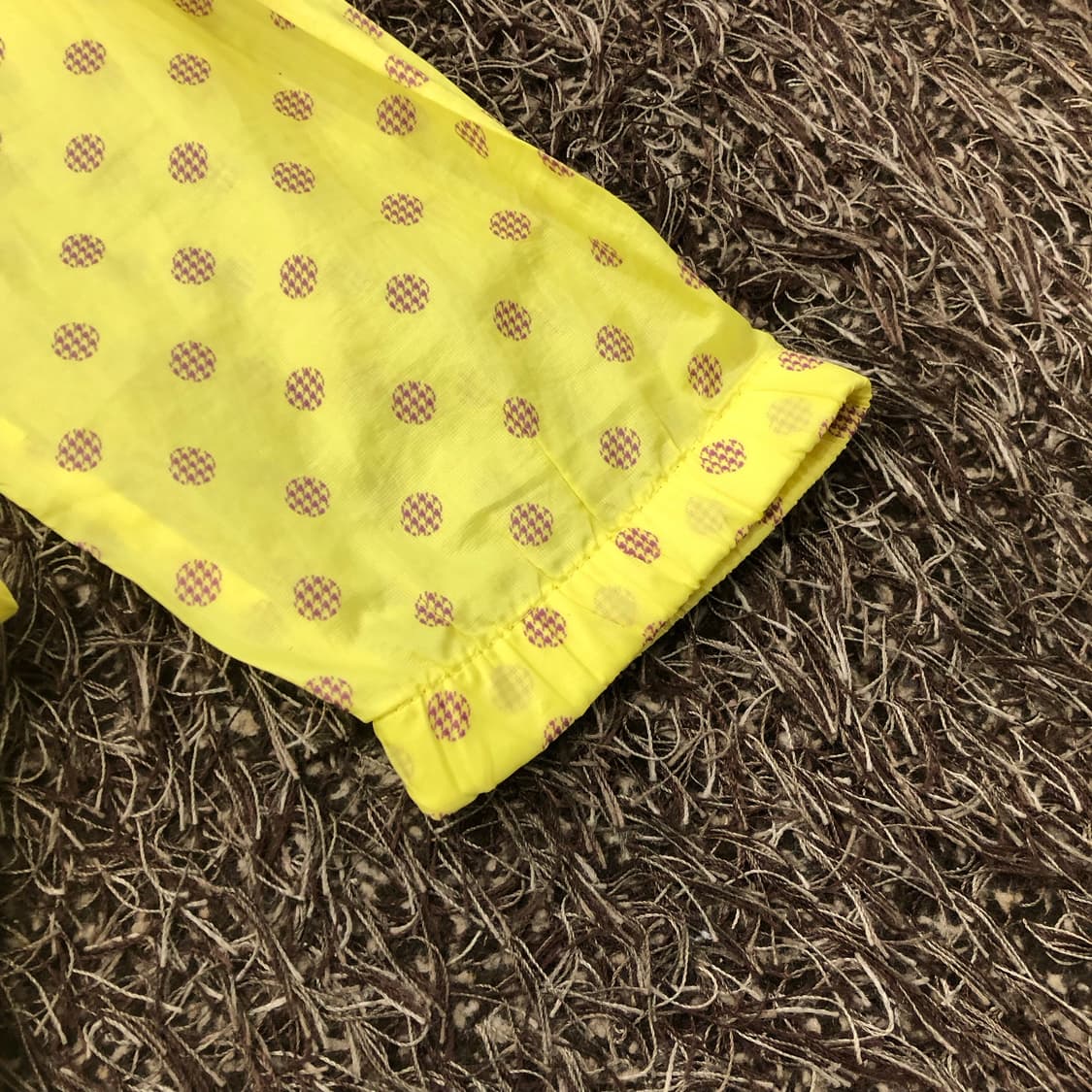 몽벨 옐로우 도트 후드 바람막이 자켓 상품이미지3