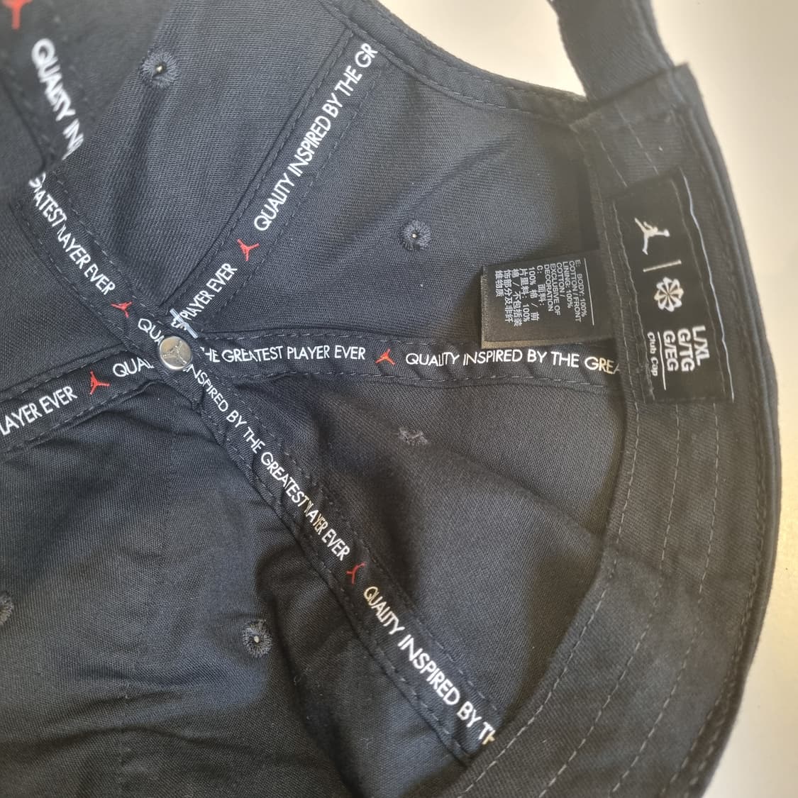 새제품 일본 나이키 조던 오사카 시티야구모자 볼캡 커플 블랙/화이트 상품이미지7