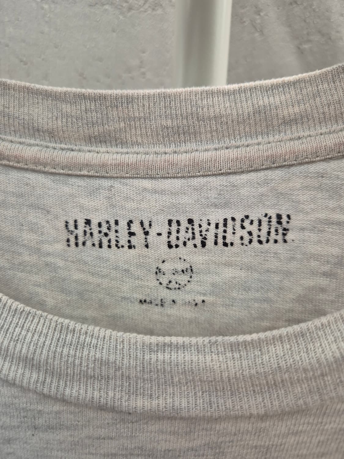 할리데이비슨 그레이 반팔 티셔츠 상품이미지4