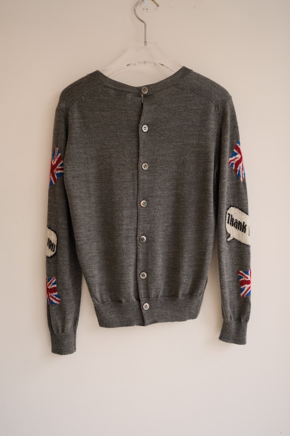 UK back button knit top 상품이미지9