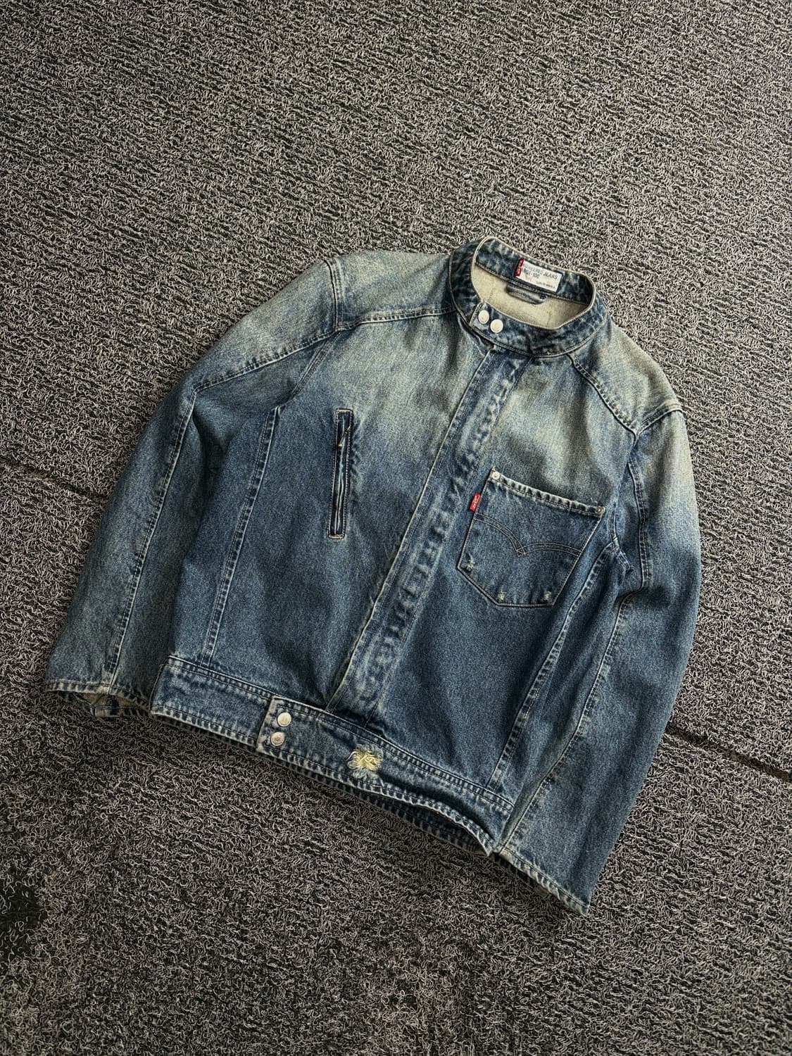 리바이스 엔지니어드 진스 데님 바이커 자켓 2881 상품이미지1