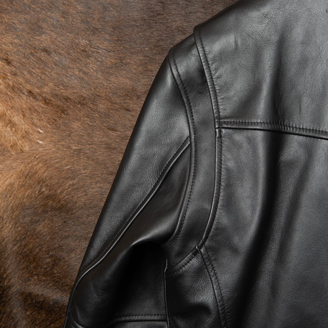 [97] RUCKUZ 카우레더 더블라이더 자켓 MO-2407  상품이미지5