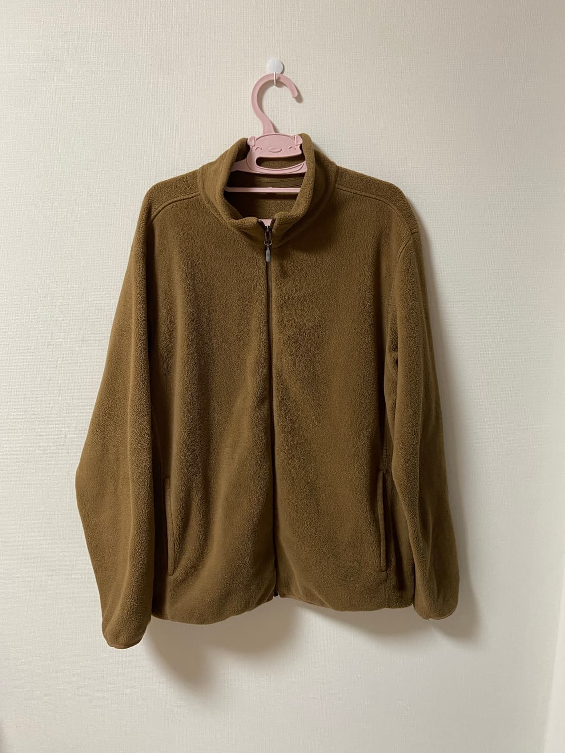 빈티지 일본유니클로 갈색 후리스 상품이미지1