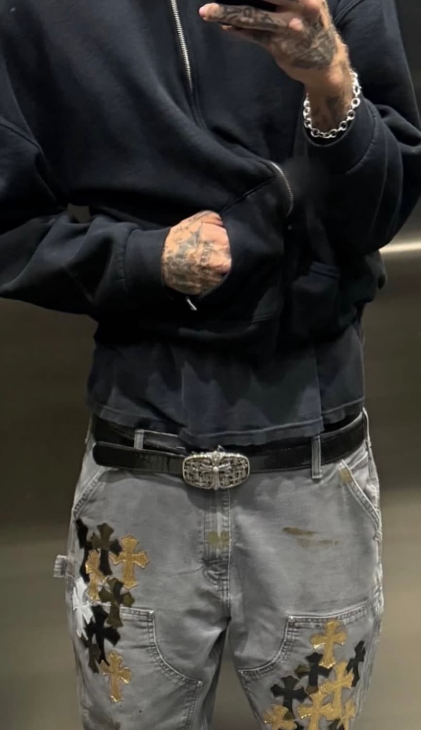 00s 빈티지 러셀 후드집업 블랙 M 상품이미지10