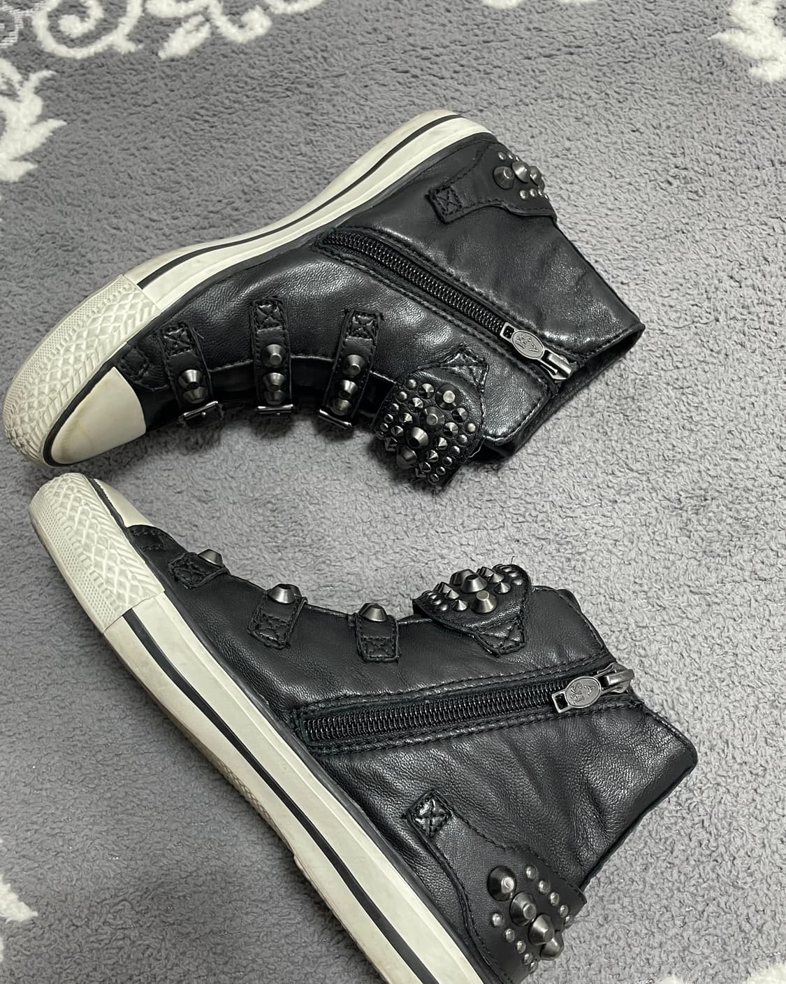 Ash Studded Leather High-Top Sneakers 상품이미지5