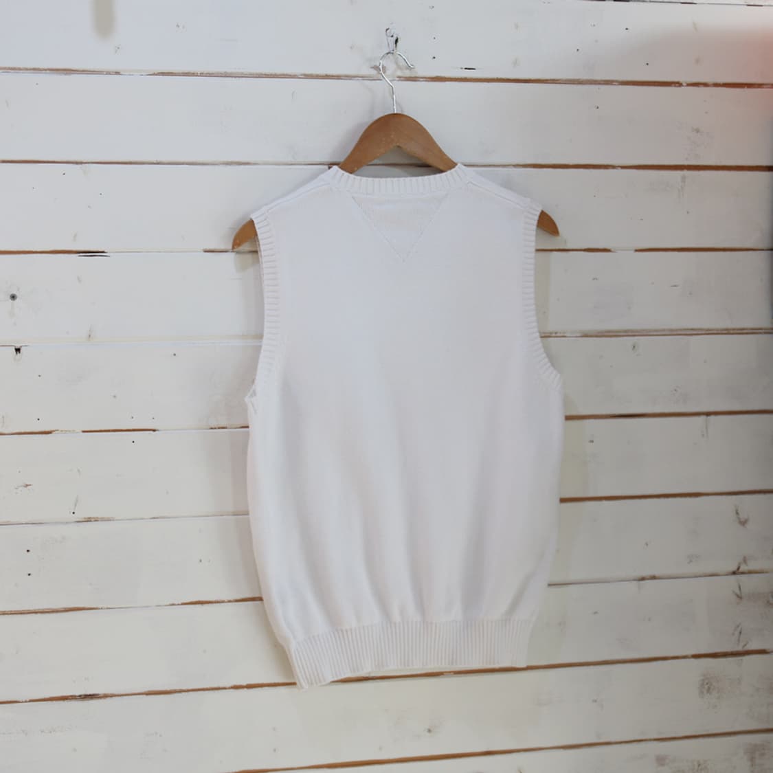 (착용컷) TOMMY HILFIGER 코튼 니트 베스트 (남성용 M) 상품이미지2