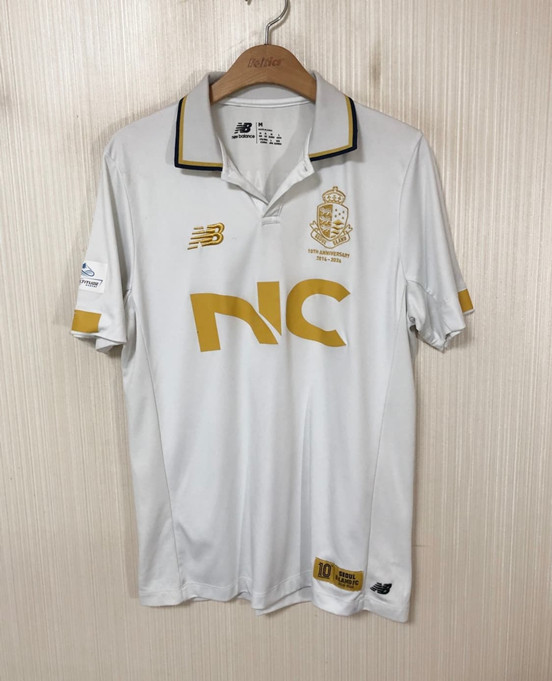 2)뉴발란스 서울이랜드FC 24시즌 10주년 어웨이유니폼 U-18 100 상품이미지1