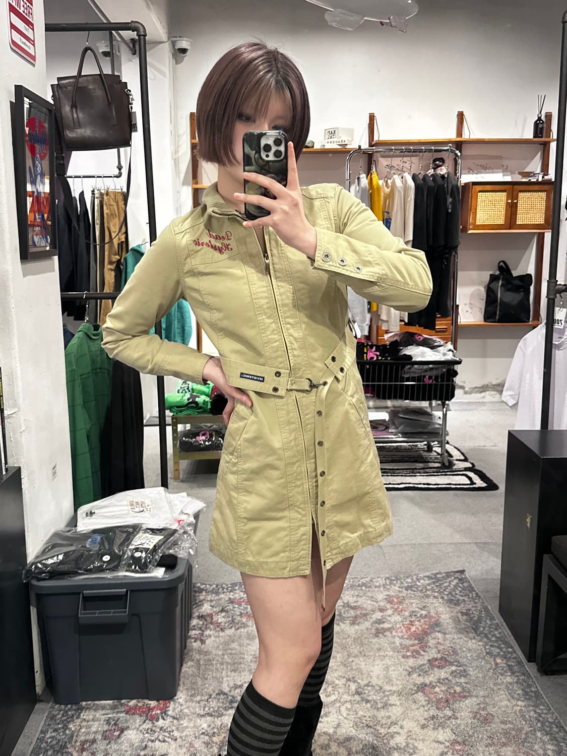 HYSTERIC GLAMOUR Belted Zip Onepiece 상품이미지2