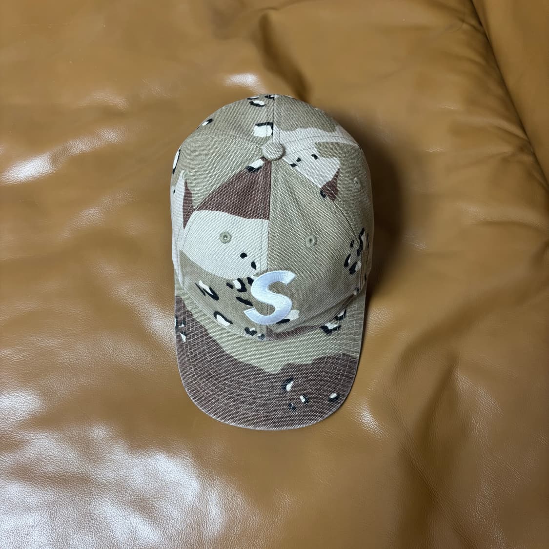 Supreme 슈프림 피그먼트 데저트 카모 S로고 6패널 볼캡 모자 상품이미지5