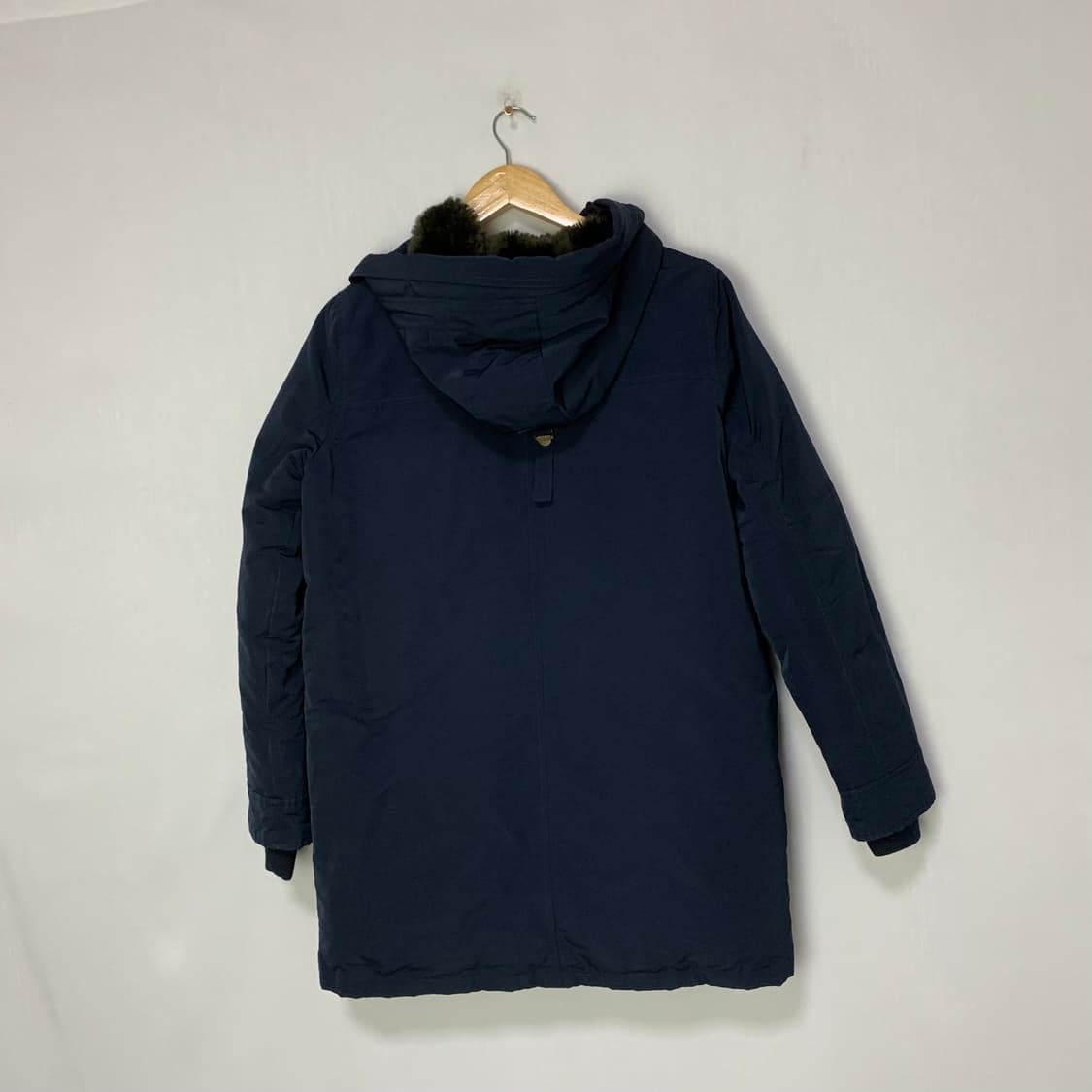 리바이스 덕다운 사선 버튼 후드 패딩코트 네이비 퍼 안감 남성 S 상품이미지3