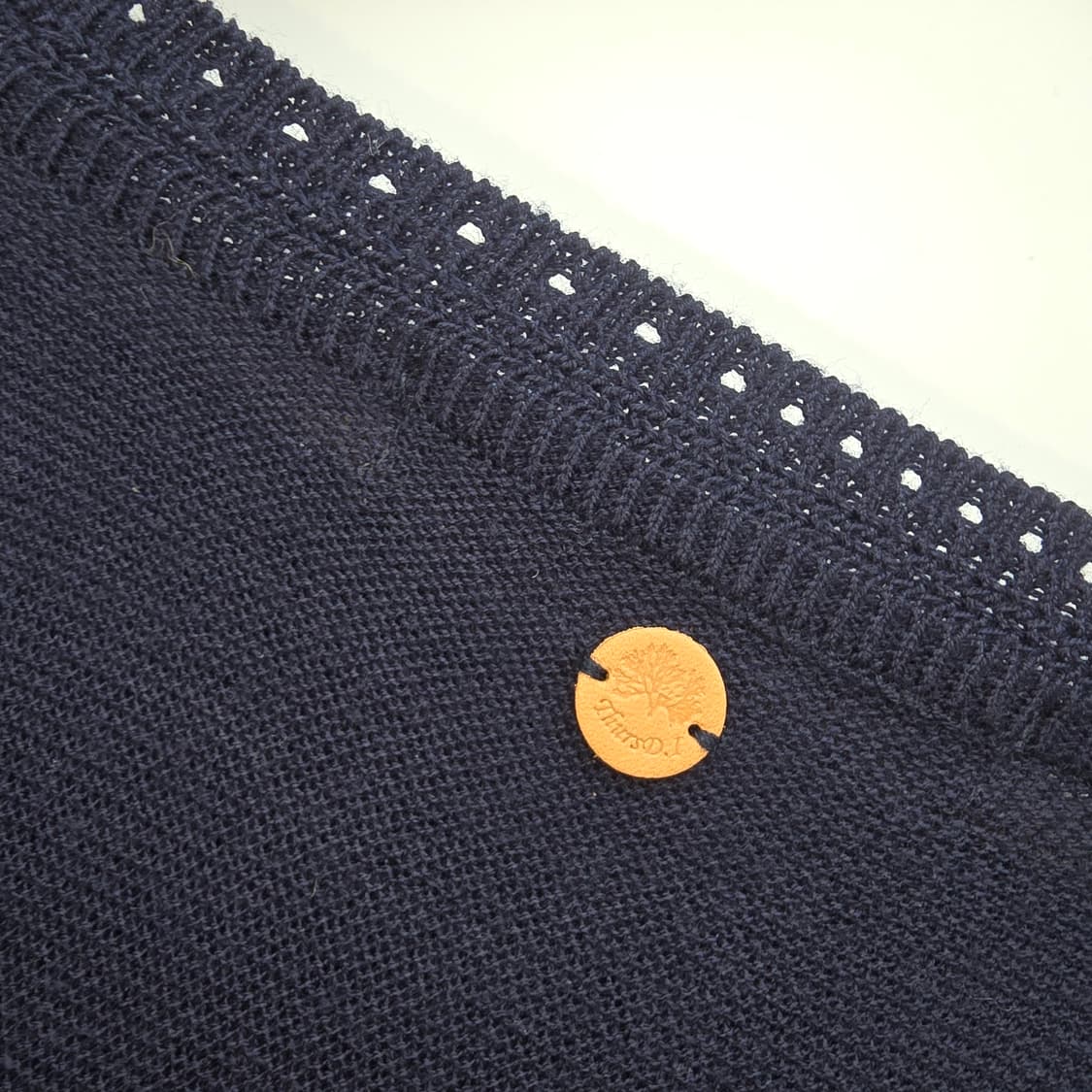 써스데이아일랜드 네이비 꽃무늬 레이어드 니트 상품이미지6