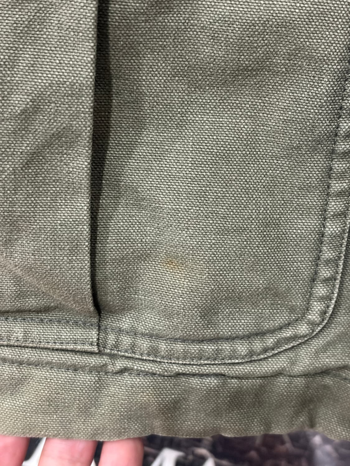 J51 할리데이비슨 투톤 캔버스 워크 자켓 상품이미지4