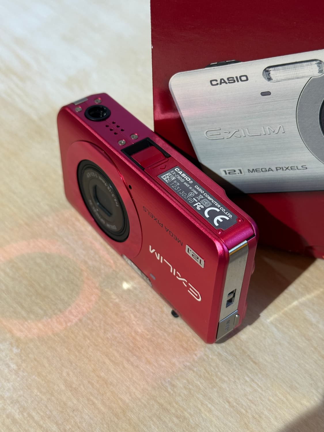 바로사용/작례o) 카시오 엑슬림 ex z90 핑크 상품이미지4