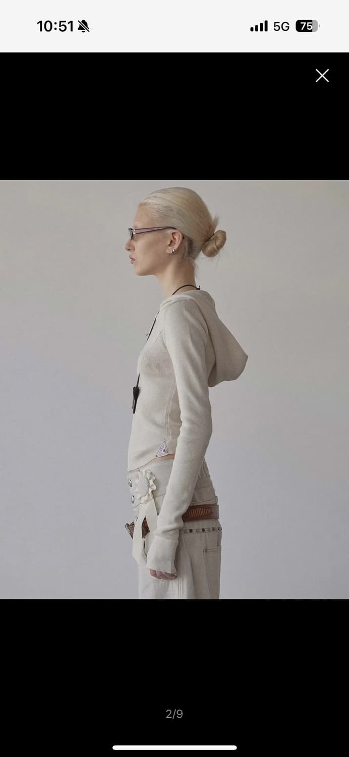 스컬프터 니트집업 상품이미지2