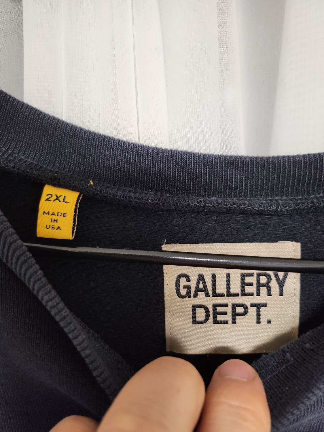 갤러리디파트먼트 리버시블 맨투맨 블랙 XXL 상품이미지6