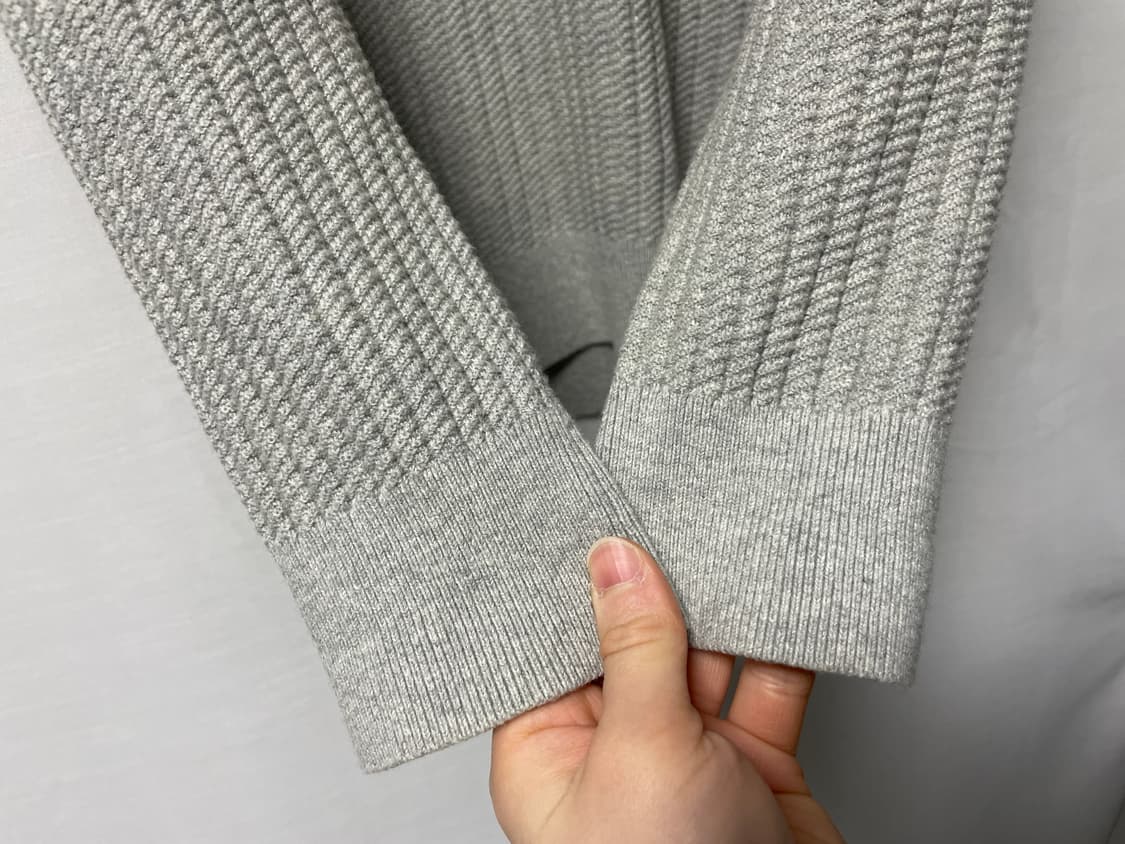 마시모두띠 남성 스웨이드 버클 코튼 캐시미어 니트 M _ 그레이 상품이미지6