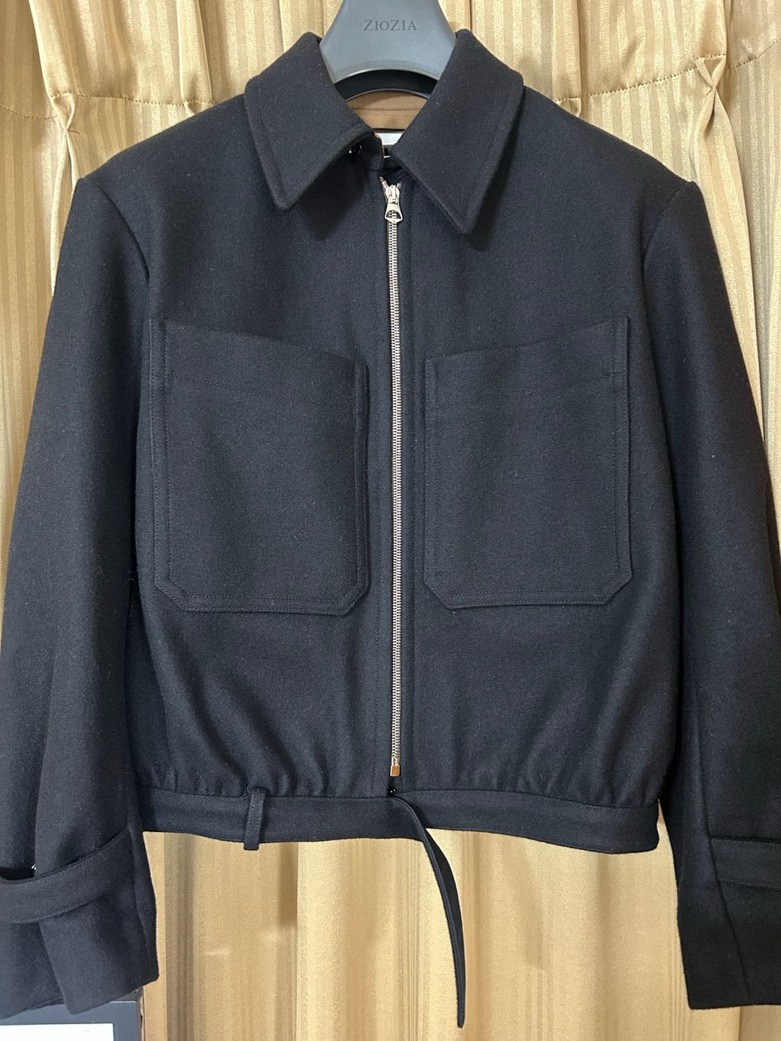 44 르메르 울 블루종 블랙 상품이미지1