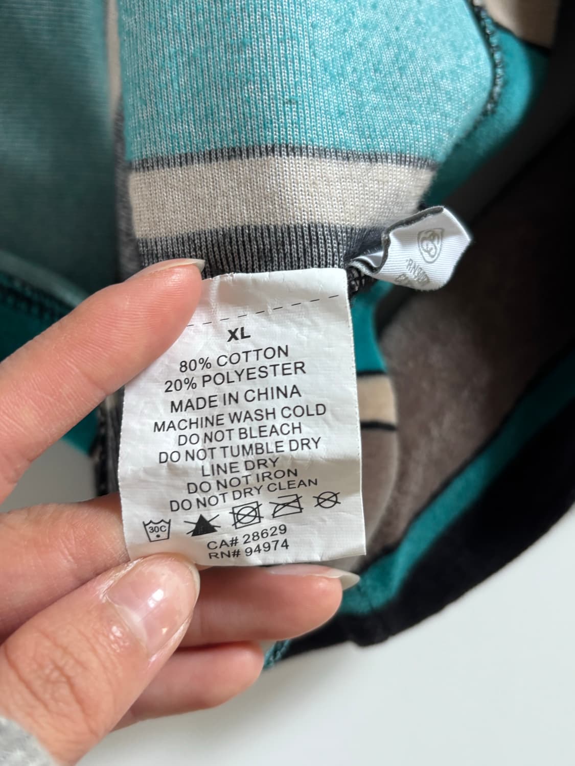 Stussy 스투시 벨루아 스트라이프 집업 상품이미지6