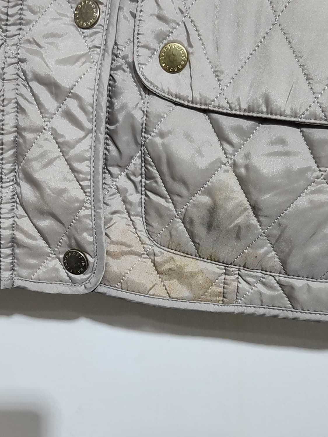 (S) 바버 퀼팅자켓 인터내셔널 누빔점퍼 매장판  상품이미지6