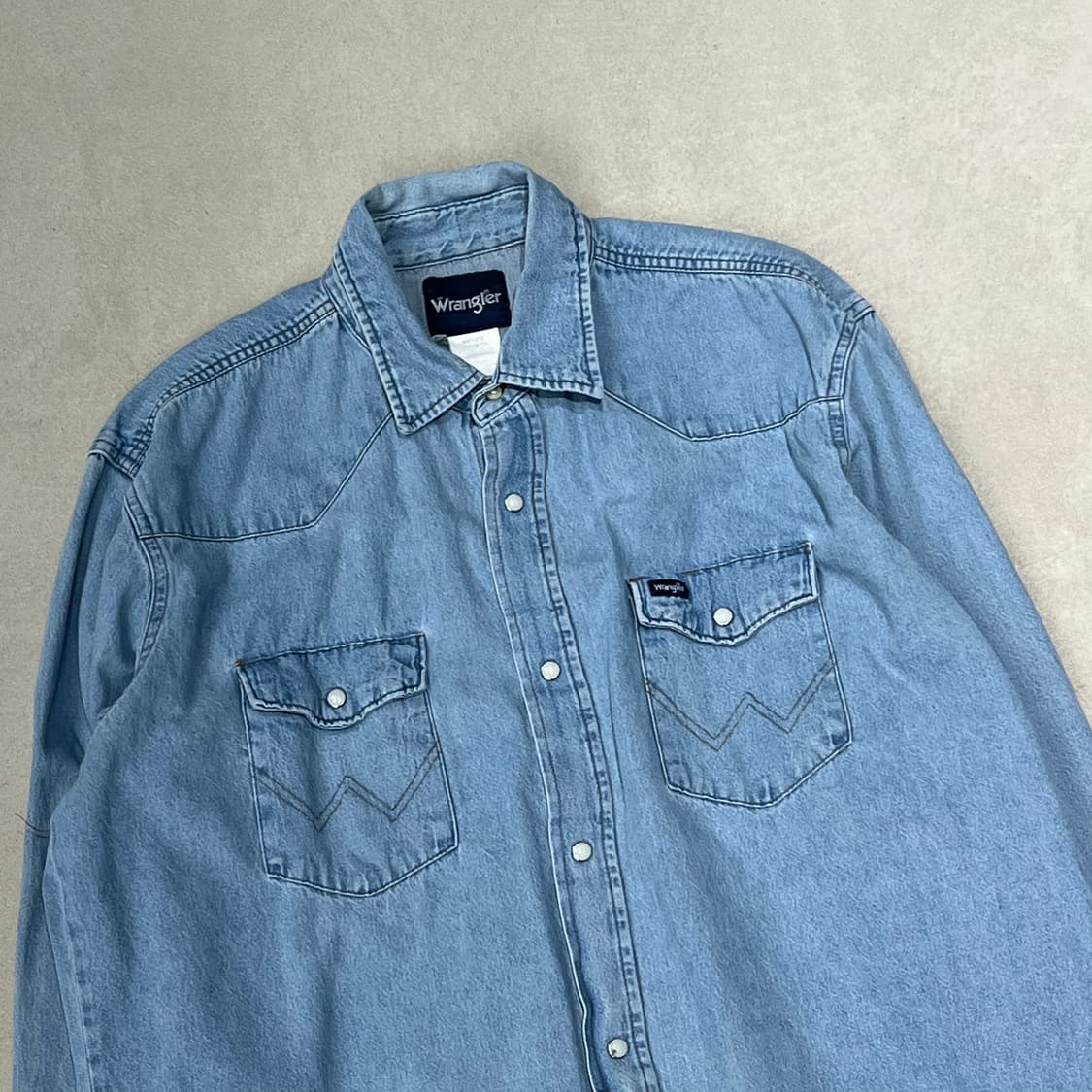 랭글러 웨스턴 데님셔츠 s08877 상품이미지3