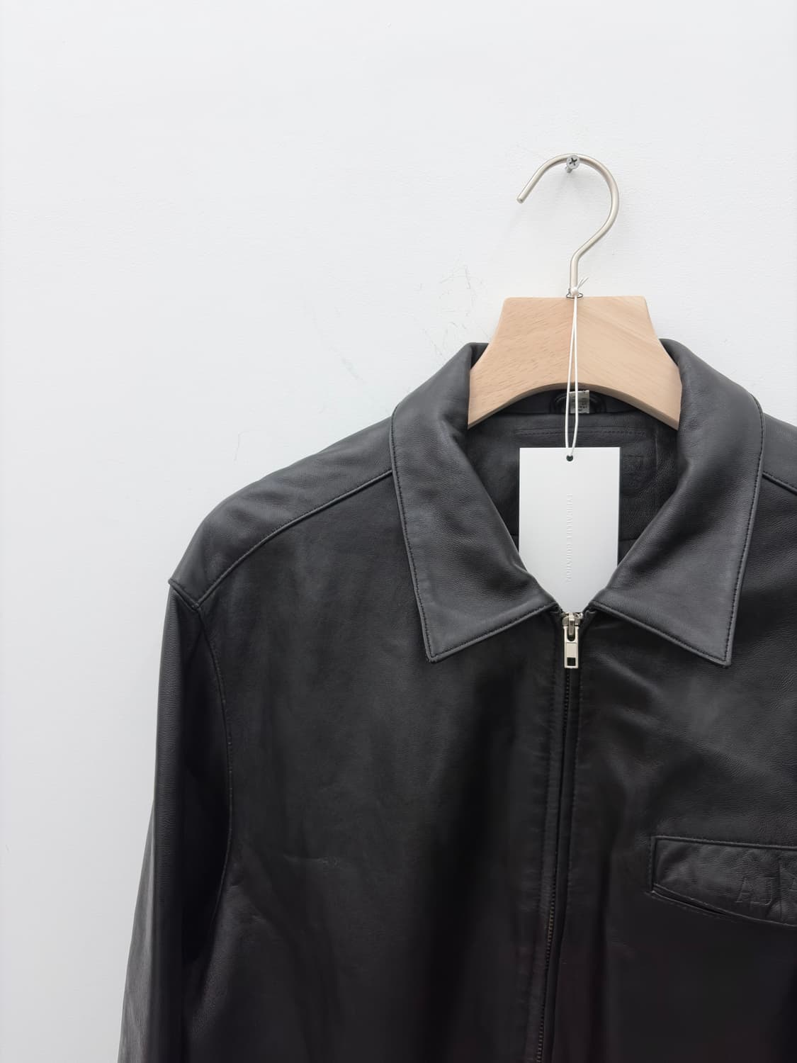 LEATHER ZIP UP JACKET 상품이미지2