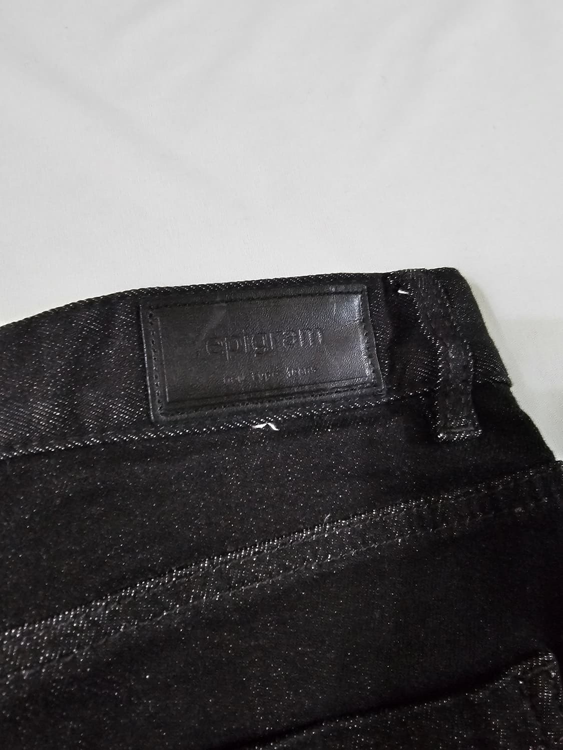 [86, 34인치] 코오롱 에피그램 남성 와이드 데님 팬츠 상품이미지5