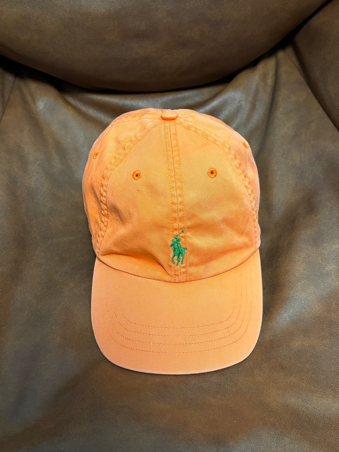 90s 폴로 랄프로렌 레더 스트랩 볼캡 상품이미지4