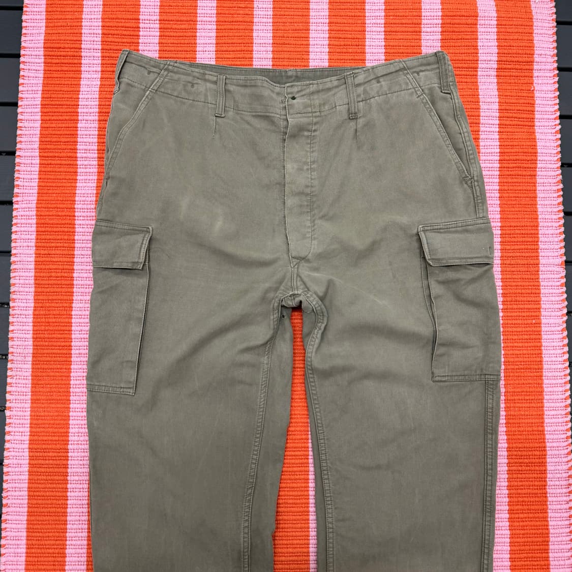 80s 빈티지 독일군 서플러스 카고 팬츠 (40)  상품이미지2