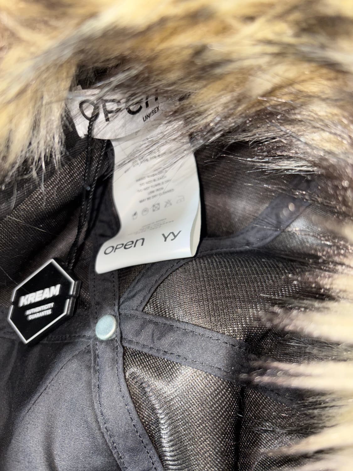 오픈와이와이 퍼모자 새상품 상품이미지2