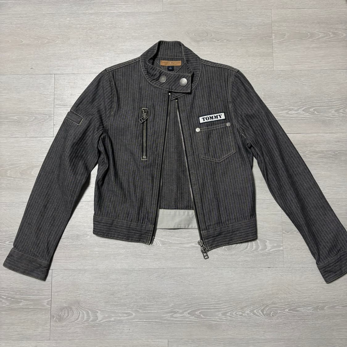 타미힐피거 흑청 자켓 청자켓 빈티지 자켓 상품이미지2