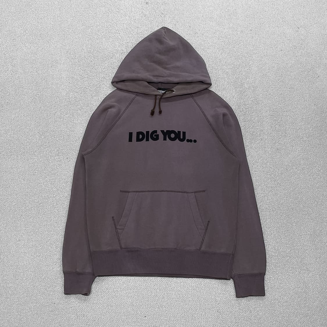 히스테릭글래머 90s 아카이브 Dig you 피그먼트 후드티 상품이미지2