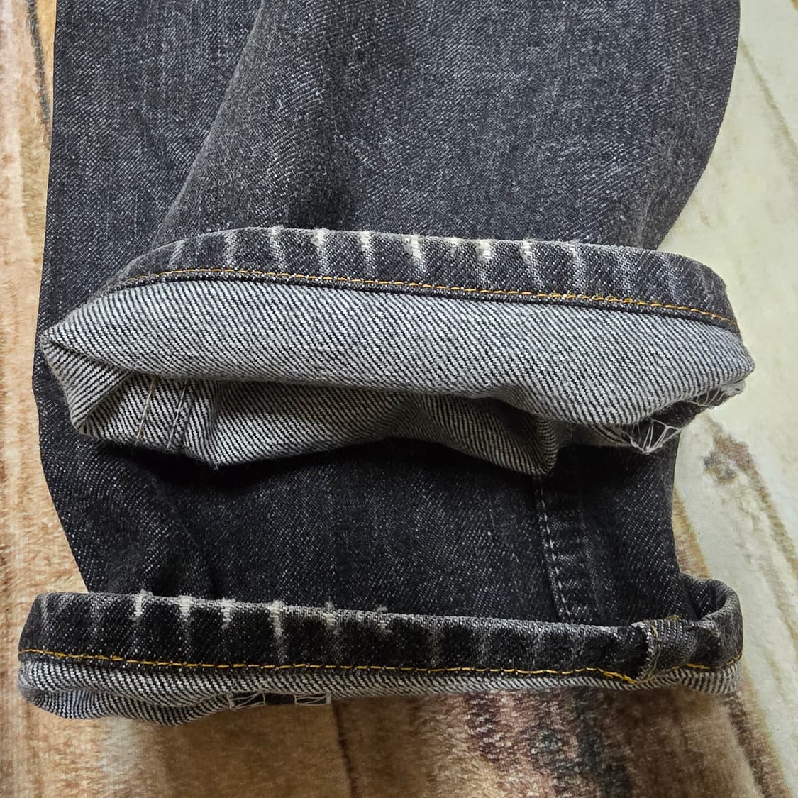 Jpn 리바이스 505 블랙진 28 상품이미지5