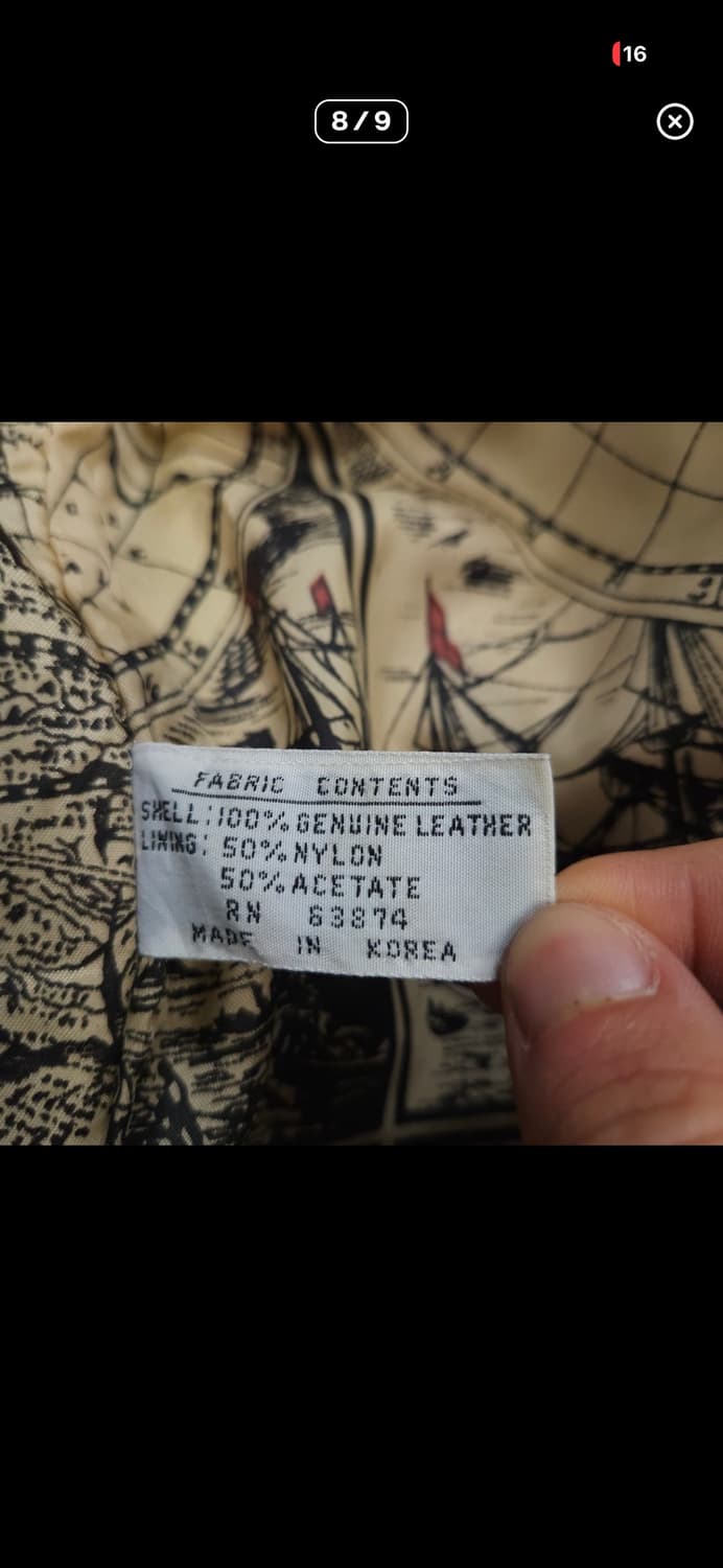 빈티지 A-2 레더자켓 상품이미지7