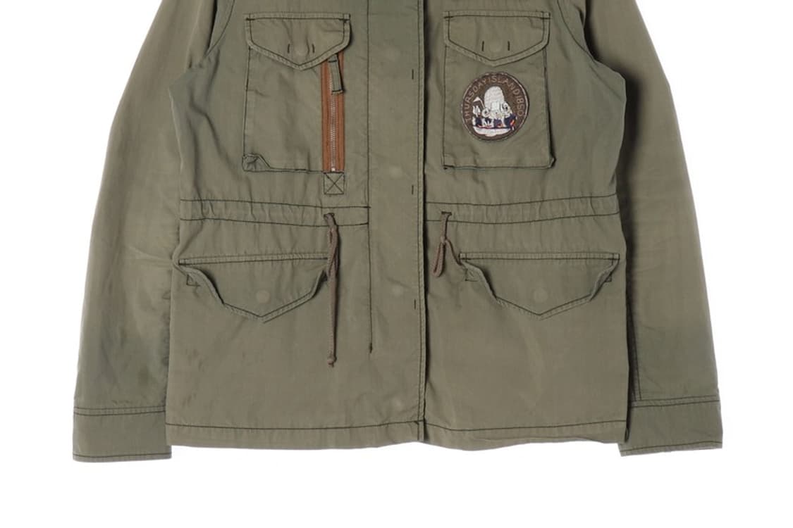 써스데이아일랜드 빈티지 밀리터리 야상 자켓 S 상품이미지5