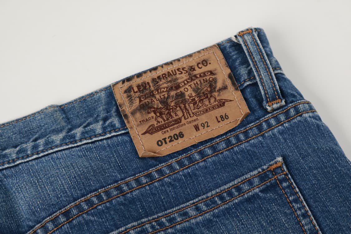 [34인치] 00's 리바이스 OT206 오렌지탭 데님팬츠 상품이미지7