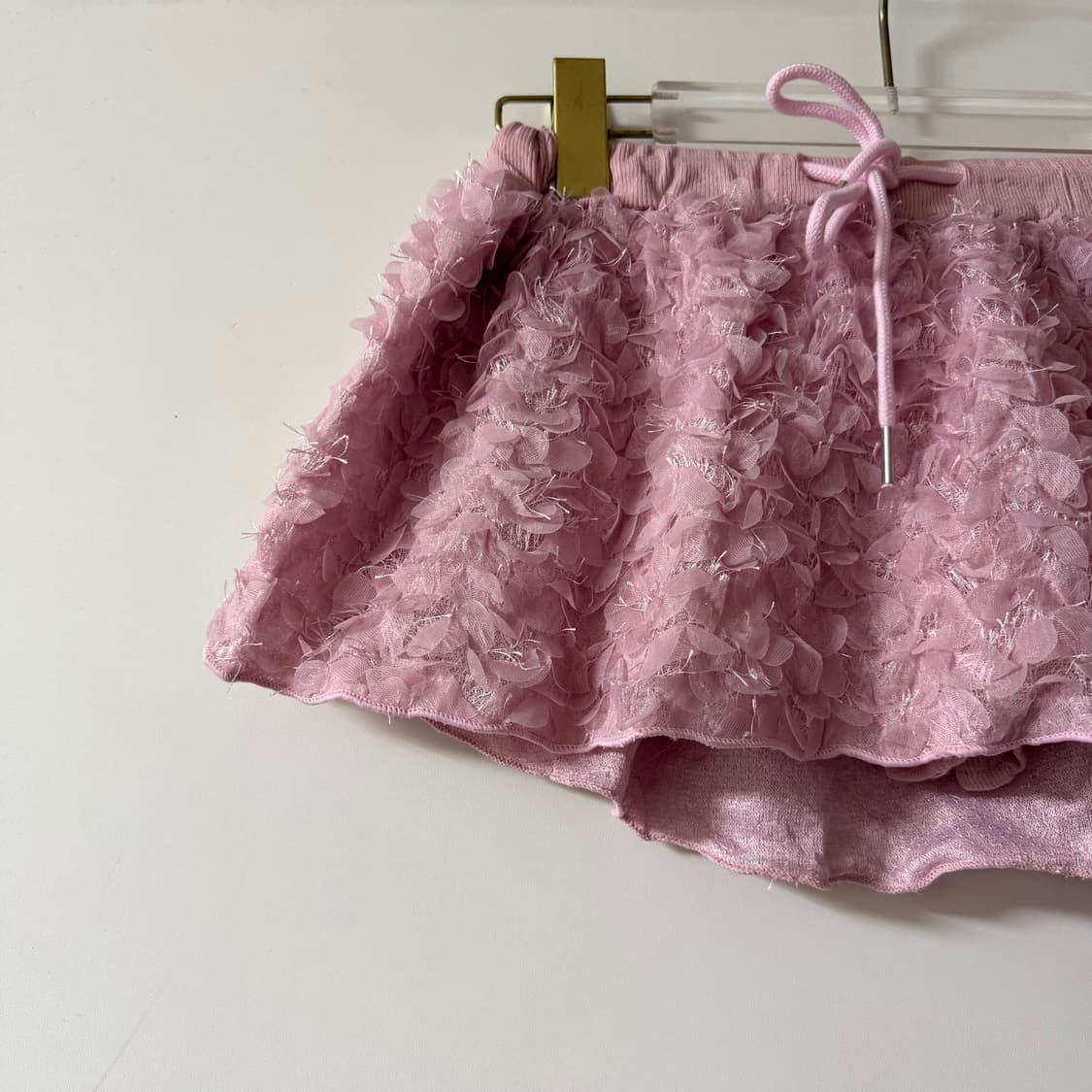 새상품 여자 플로럴 숏 치마바지 (핑크) 상품이미지2